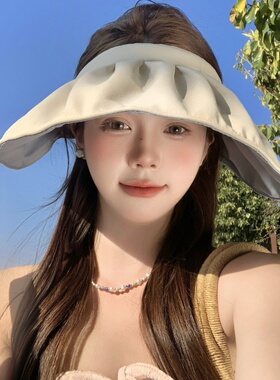 大帽檐防晒帽女可折叠