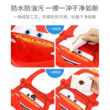 Дисней, детский силиконовый нагрудник для еды, с карманом, 1-3 лет
