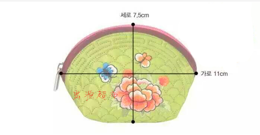 零钱包韩国民俗刺绣手工艺小包创意小包饭卡包硬币包旅游纪念品