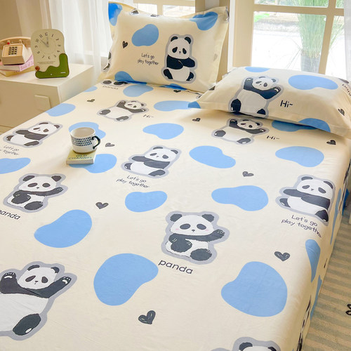 纯棉床单单件宿舍单人学生住校专用1.2米100全棉被单双人四季通用 - 图2