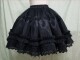 Lolita glass gauze ກະດິ່ງທີ່ມີຮູບຊົງກະໂປງທີ່ຮຸນແຮງ