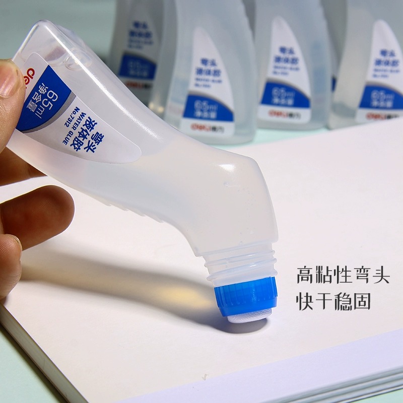 得力透明液体胶水 学生用手工制作DIY饰品材料 实用性多功能可做水晶泥史莱姆办公文具用品批发单支价 - 图0