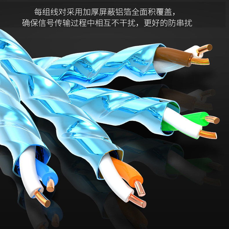 cat7网络工程箱线宽带线 安润达亚凯网线