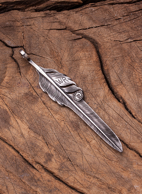 WEST RIDE KAZEKIRI FEATHER CAST风切羽毛吊坠925银做旧