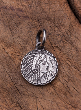 WEST RIDE SWASTIKA TOP万字吊坠925银