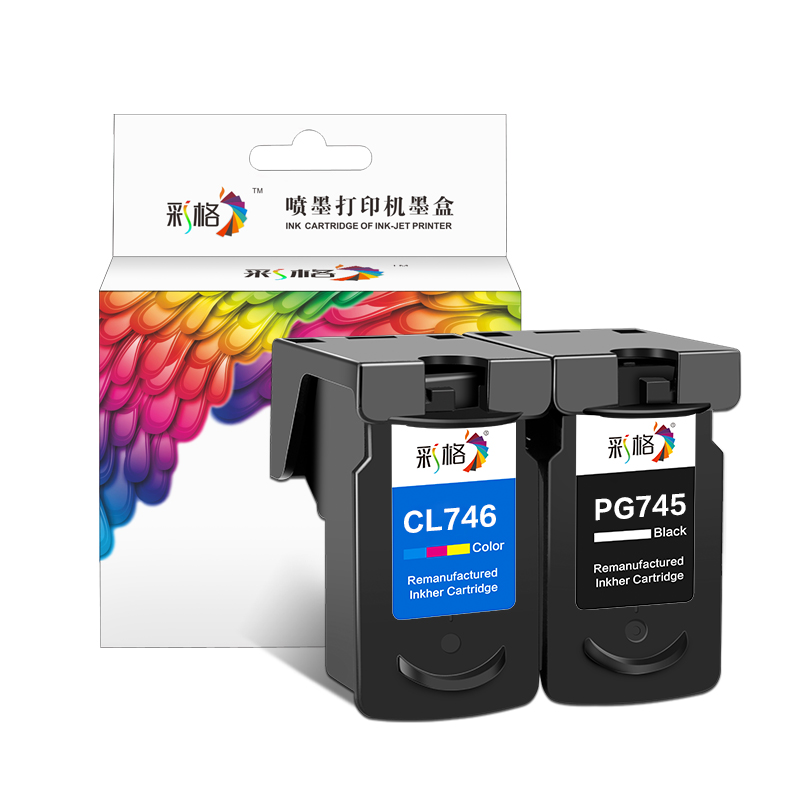 彩格适用佳能PG745XL黑色墨盒Canon TS3170 TR4570 TS3370 TS307喷墨打印机墨盒 PG745XL墨水墨盒 - 图2