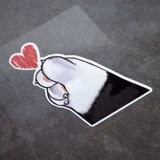 Водонепроницаемая светоотражающая мультяшная оконная наклейка, электромобиль