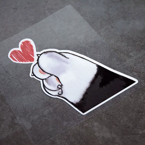 Водонепроницаемая светоотражающая мультяшная оконная наклейка, электромобиль