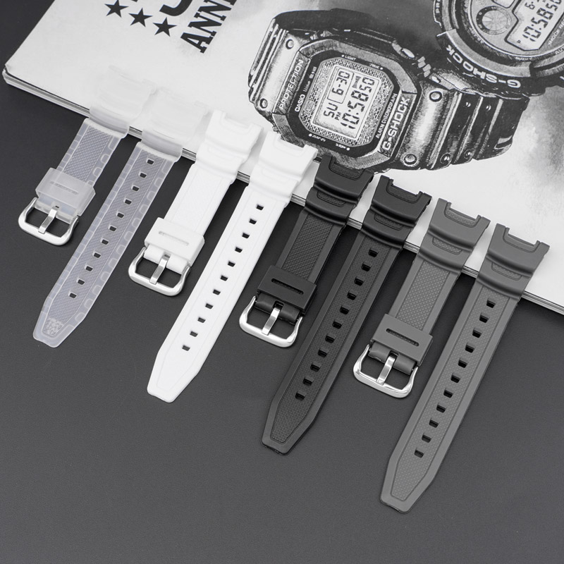 代用卡西欧SGW100表带原装prg110表带凹型接口casio SGW-100橡胶 - 图3