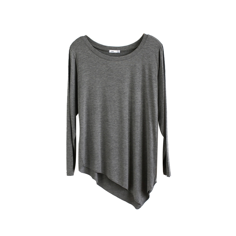 男舞蹈练功服上衣宽松现代舞不规则形体服成人拉丁舞基础训练服装 - 图3