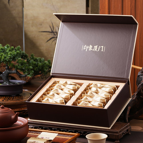 海堤茶叶印象厦门肉桂XT5152中火160克岩茶乌龙茶茶叶礼盒装 - 图0