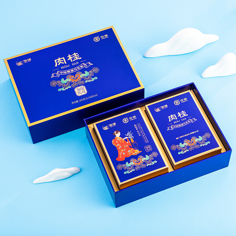 中茶海堤茶叶旗舰店新传奇礼盒200g肉桂CTA6701乌龙茶,淘宝优惠券,粉丝福利购,淘宝优惠卷