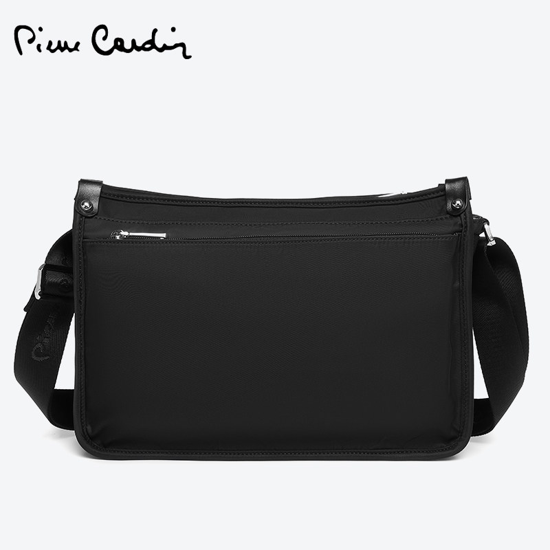 Pierre Cardin/皮尔卡丹男士横款商务休闲多功能单肩背包新款男包,淘宝优惠券,粉丝福利购,淘宝优惠卷