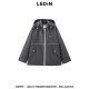 Leding 2025 Spring Outdoor Windproof Hooded Silhouette Jacket C2BEF1338