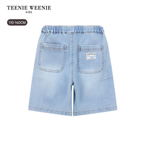 TeenieWeenie Kids小熊童装 男童休闲 牛仔短裤 - 图0
