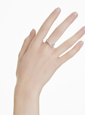 施华洛世奇Hyperbola叠戴个性戒指5691231/55码