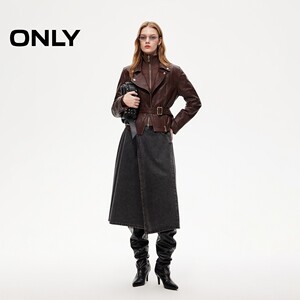 ONLY2026春季新款百搭保暖小高领显瘦短款开衫针织衫女|12613A014