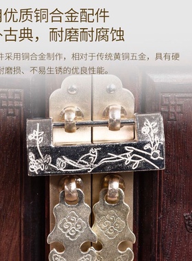 大红酸枝首饰盒大容量古风中国风梳妆盒红木收纳盒高实木档珠宝箱