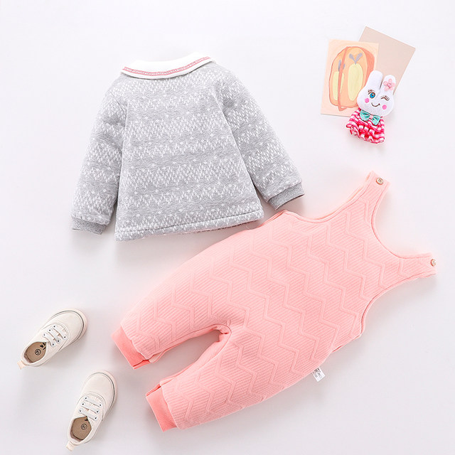 Decimal point overalls for men, quilted jacket, children's clothing