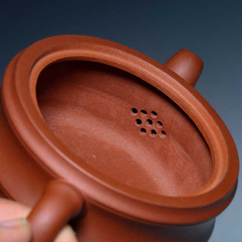 一心玉壶 宜兴红泥紫砂壶茶具竹节壶杯壶套装纯手工礼盒 - 图3