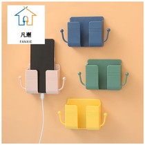 Put comb hanging wall can stick to the containing box mobile phone remote control bedside debris shelf on wall