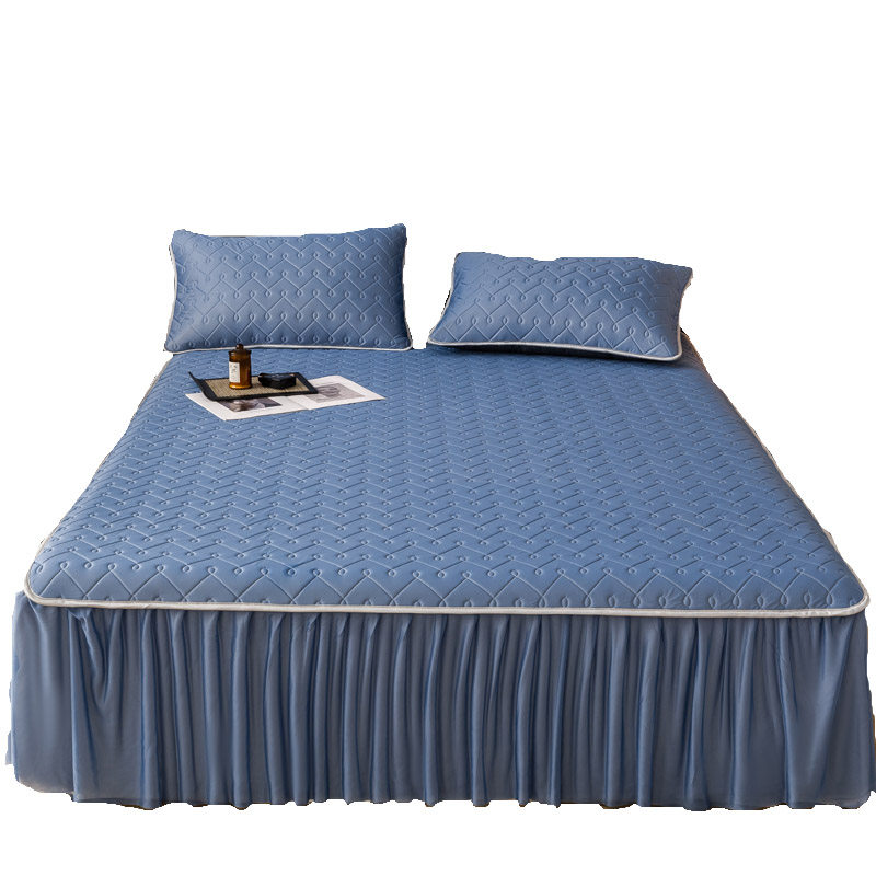 2023年新款凉感丝冰丝乳胶单凉席 艾云乳胶席