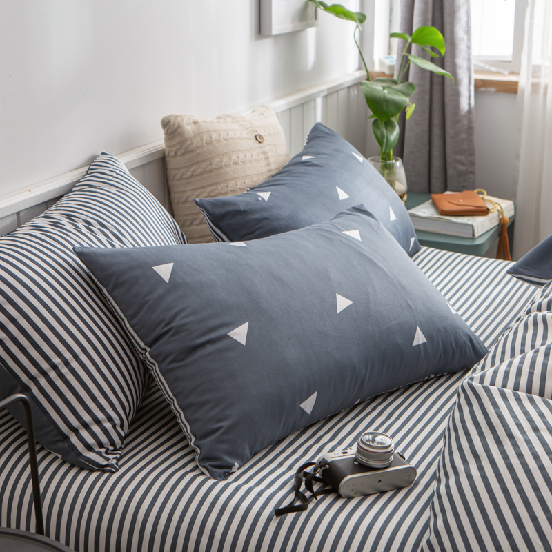 全棉枕头套一对装家用48x74cm枕芯 艾云枕套