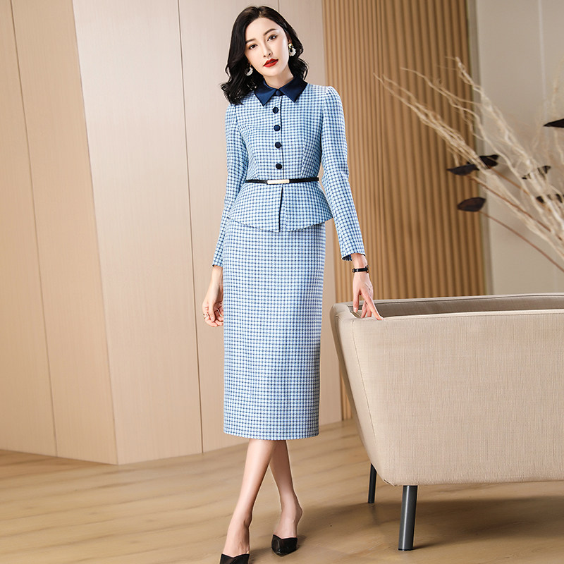 小香风2022初秋新款显瘦减龄连衣裙 婧涵服饰连衣裙