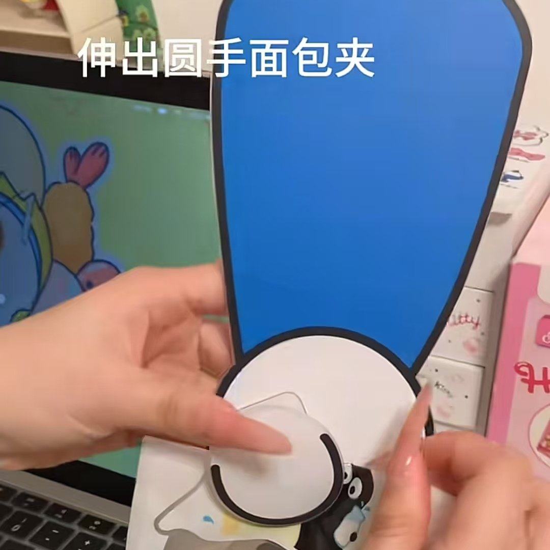 神奇谷子打卡棒亚克力小圆手双面多用功能谷美手持展示架谷子展示,淘宝优惠券,粉丝福利购,淘宝优惠卷