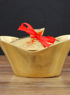 聚佛堂黄铜招财复古风水摆件