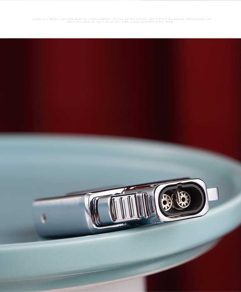 zippo原装zippo正版电弧充电式内胆丁烷充气式内胆蓝火气体防风