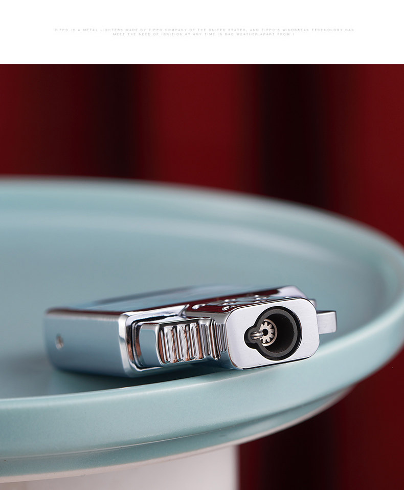 zippo原装zippo正版电弧充电式内胆丁烷充气式内胆蓝火气体防风