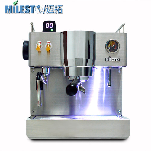 MILESTO/迈拓 EM-19-M3PRO 双锅炉双泵意式半自动咖啡机家用商用 - 图0