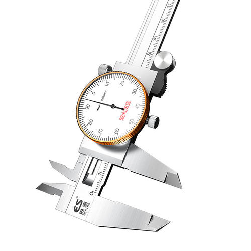 德国苏测带表卡尺高精度工业级带标300表盘代表油标表游标卡尺200 - 图0