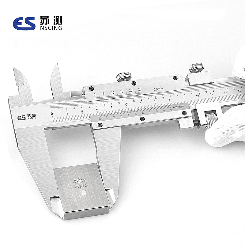 德国苏测游标卡尺高精度工业级不锈钢油表游边游表整体内沟槽卡尺