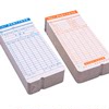5 packages of punch paper, attendance jam, microcomputer punch card, universal attendance white card, attendance paper, visitor jam, work jam, suitable for Aibo, Xinmi, Haoshun Precision, Seiko Attendance Paper