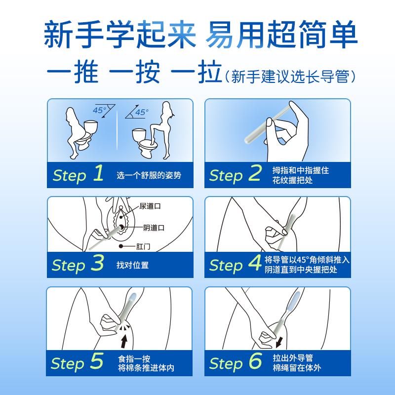 蓝宝丝bluetex德国进口姨妈棒 bluetex卫生棉条