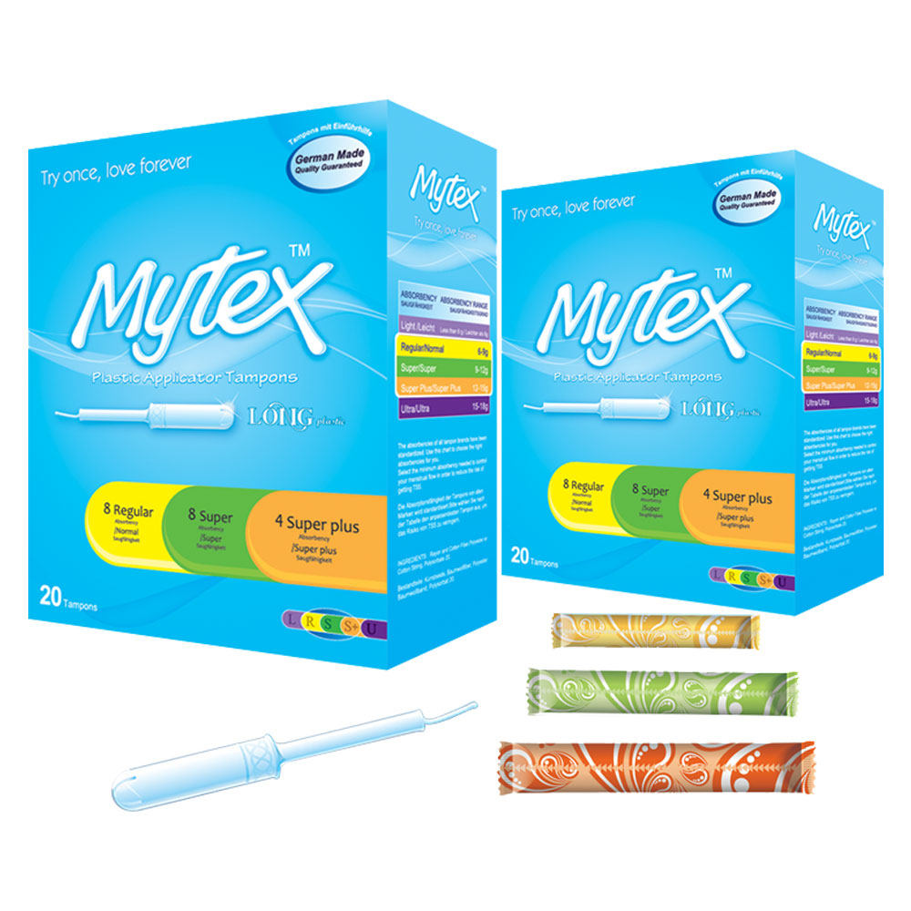 mytex卫生棉条导管式少女隐形棒 mytex卫生棉条