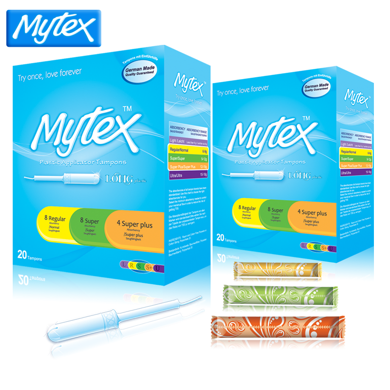 mytex进口导管式混合装卫生巾 mytex卫生棉条