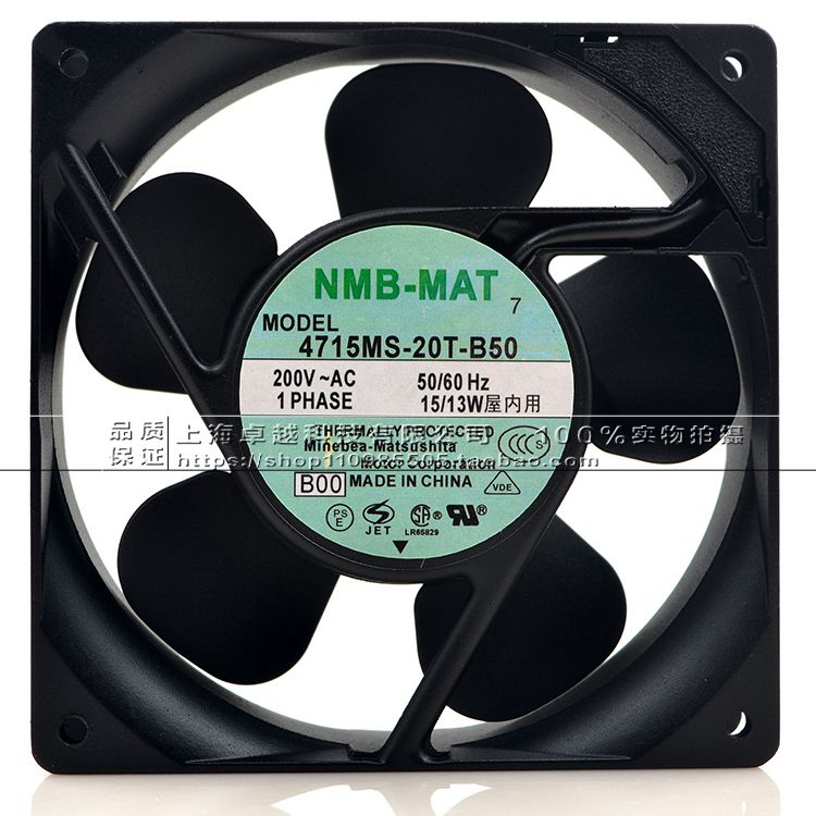 全新原装NMB 4715MS-20T-B50 1238 AC200V UPS电源风扇-图0