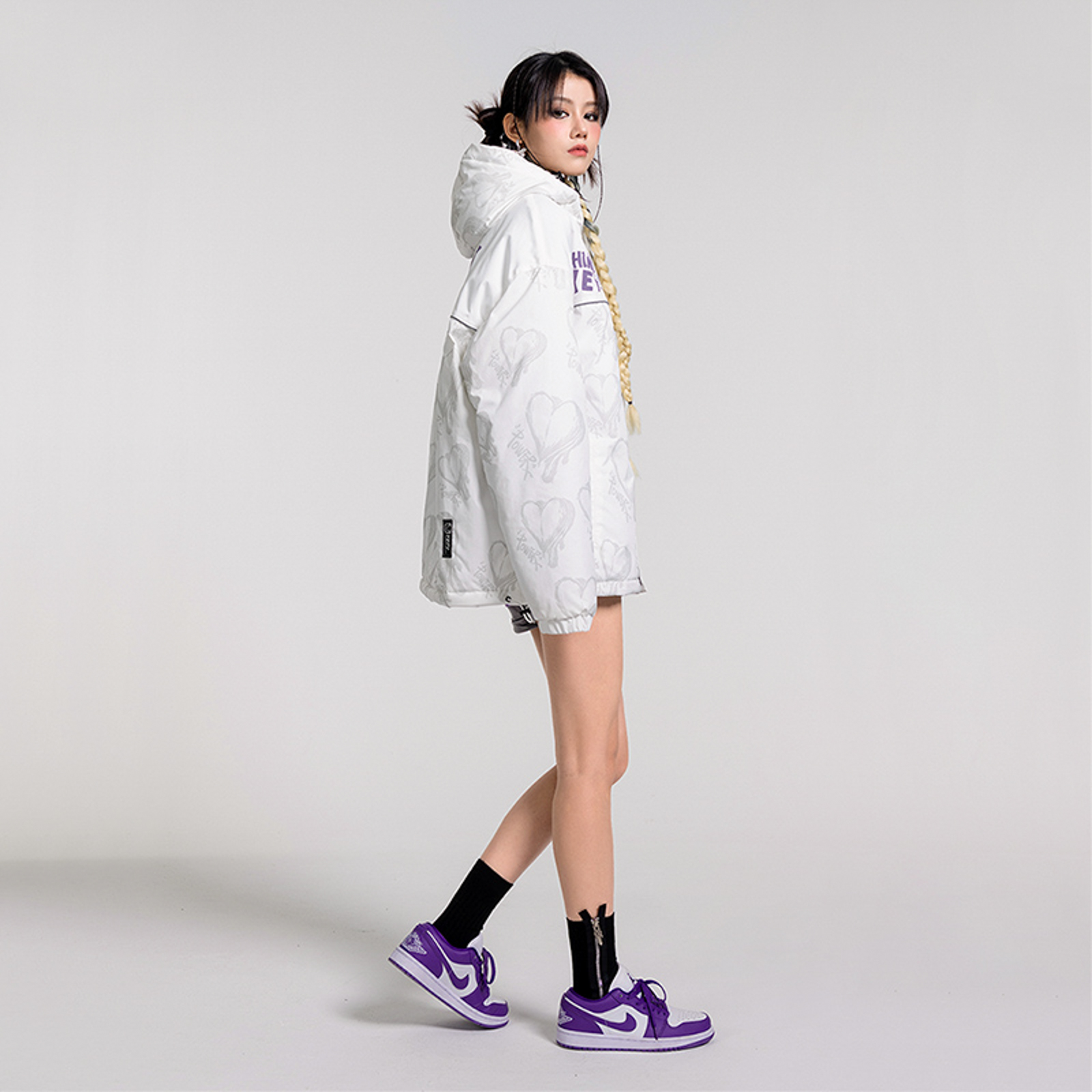 YEP棉服女棉袄2023新款冬季高级感超好看冬装夹棉工装外套
