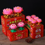 Yongcheng Lotus Lantern Candle Lotus Candle Lotus wax также готов зажечь красный фонарь с фонарями лотоса лотоса лотоса лотос