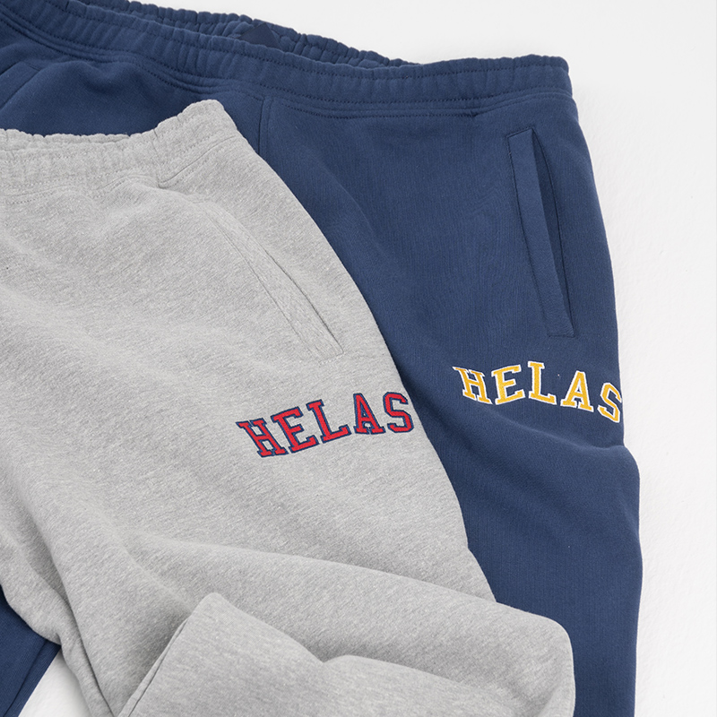 [法国]Helas CAMPUS SWEAT PANT绣花校园休闲运动卫裤长裤-图1