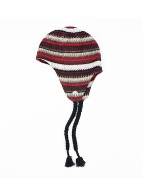 【法国】HELAS 25FA ETHNO BEANIE MULTICO民族风条纹针织帽