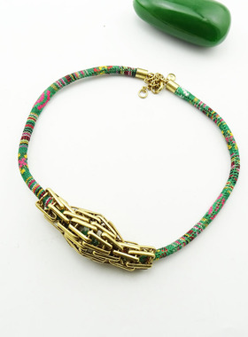 外贸原单项链欧美风格孤品毛衣链