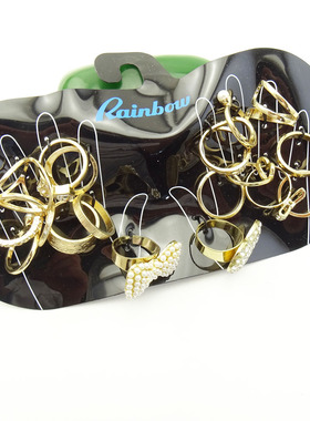 韩国进口耳环网红戒指K96个性