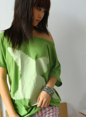 欧美夸张手镯贝壳宽手链时尚复古