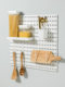Hole plate without punching kitchen hole plate storage rack