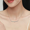 Modian turquoise ring earrings necklace clavicle chain