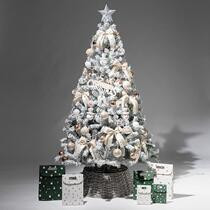 Christmas tree 2023 new encrypted white Nobezon Christmas tree Home Inwind Christmas decorations Scene arrangement